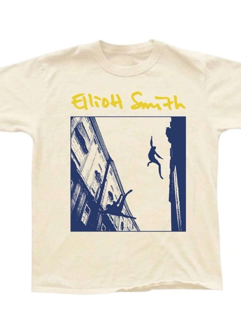Gildan Cream Short Sleeve Tee ellioh smith Graphic